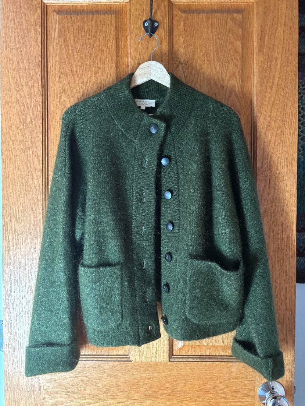 Sezane Thais Jacket Forest Green worn once L NWOT